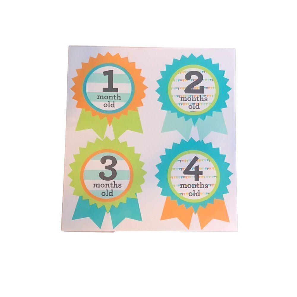 NWT GYMBOREE LOT OF 2 BABY MONTH OLD SIGNS!